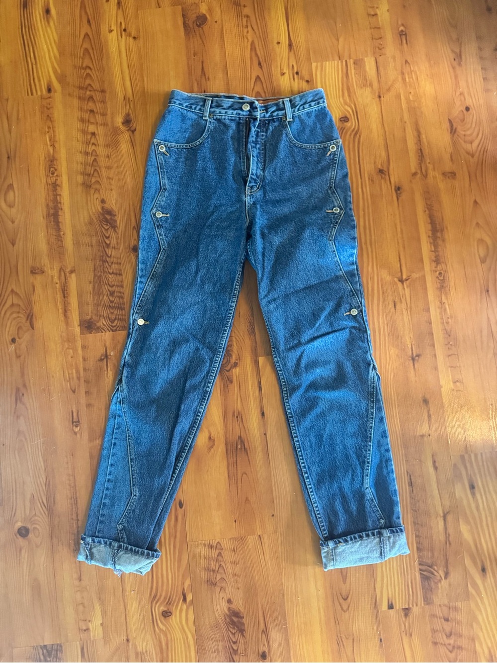 Women's Straight-Leg Denim Jeans - Blue